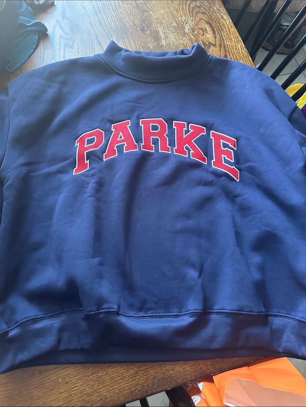 Parke Navy Crewneck Sweatshirt w (can't guarantee this is authentic)